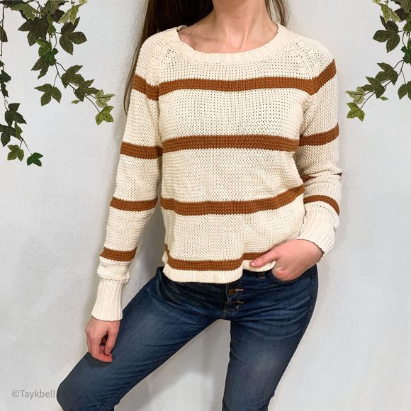 Volcom Knit Fall Crewneck Sweater Lefty Loosey, S